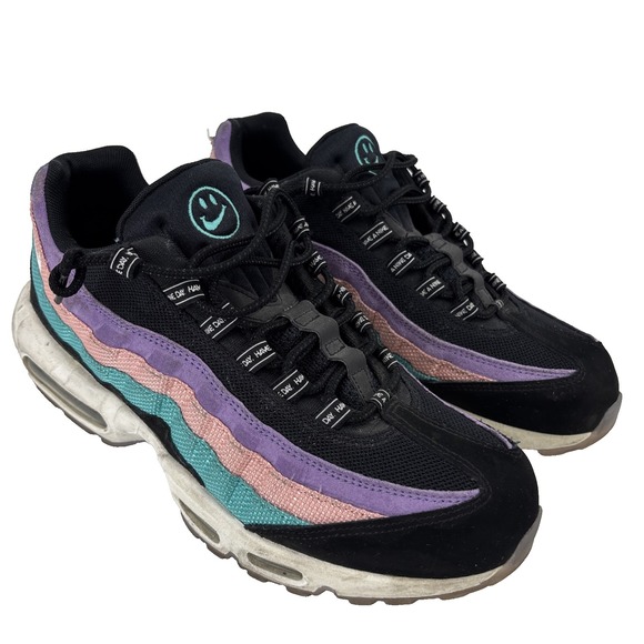 Nike Other - Nike Air Max 95 Have A Nike  Day Black Purple Pink Teal BQ9131-001 Men's Sz 10.5